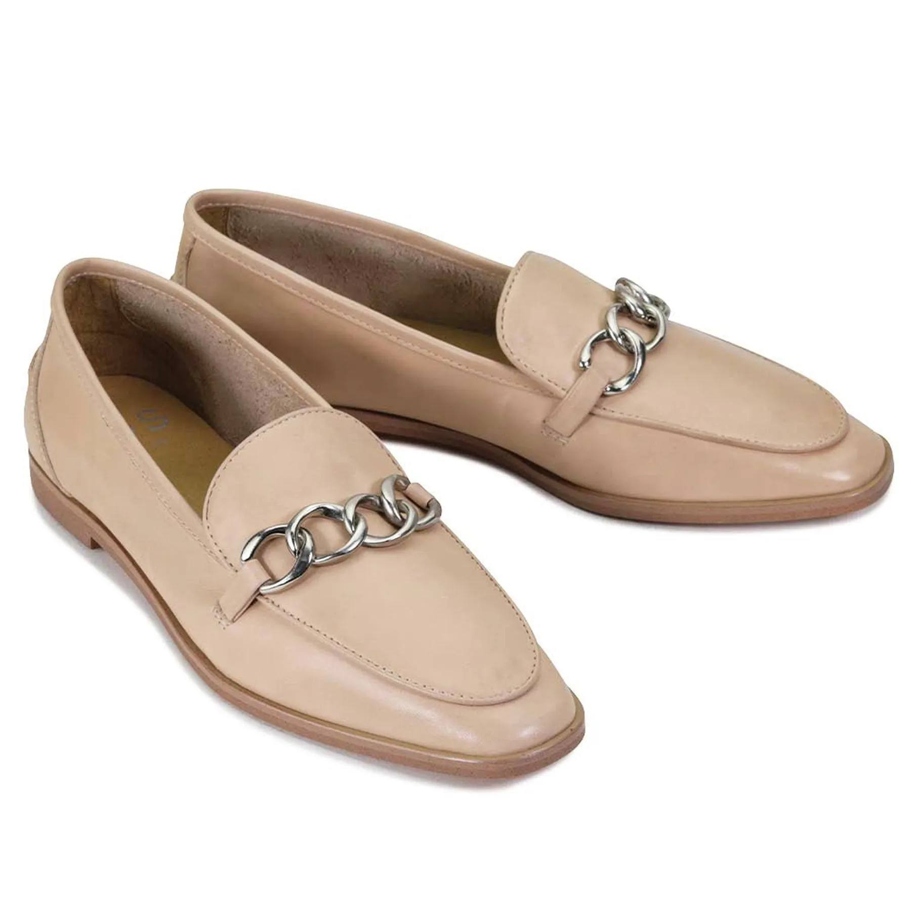 SENSE CHAIN LOAFER LEATHER