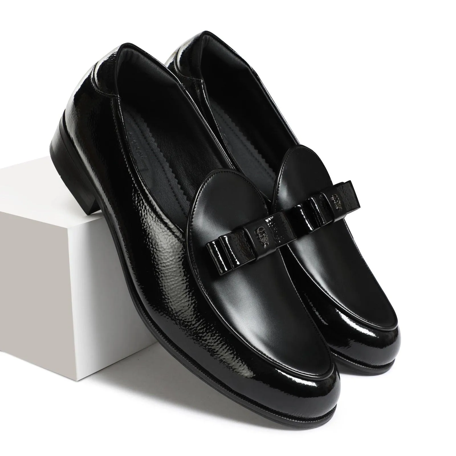 Signature Black Tuxedo Slip-On