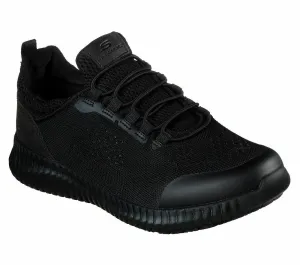 Skechers Black Shoes Women Work Memory Foam SlipOn Slip Resistant 77260 BLK