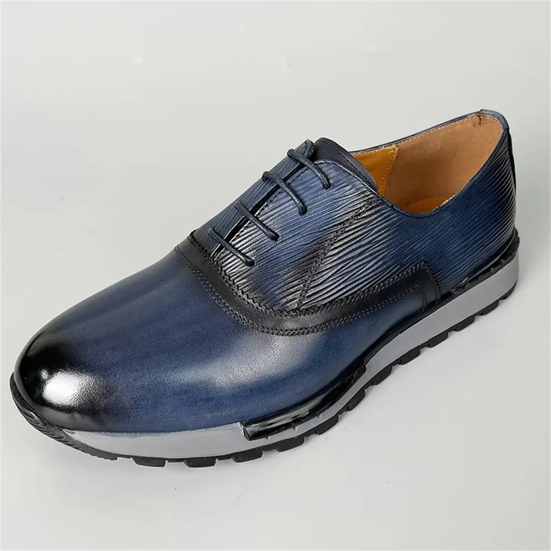 Sleek Cow Leather Casual Shoes