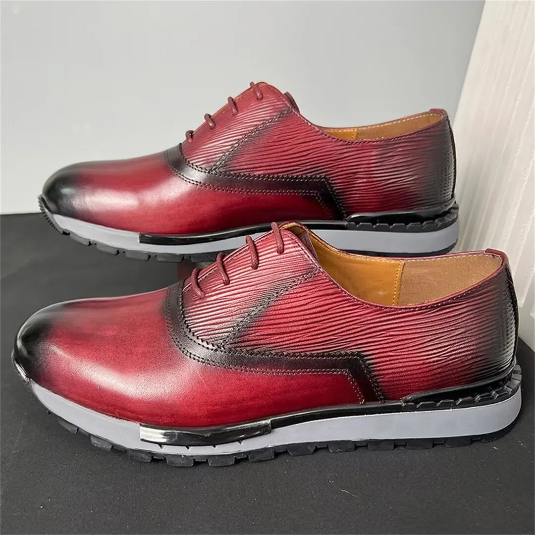 Sleek Cow Leather Casual Shoes