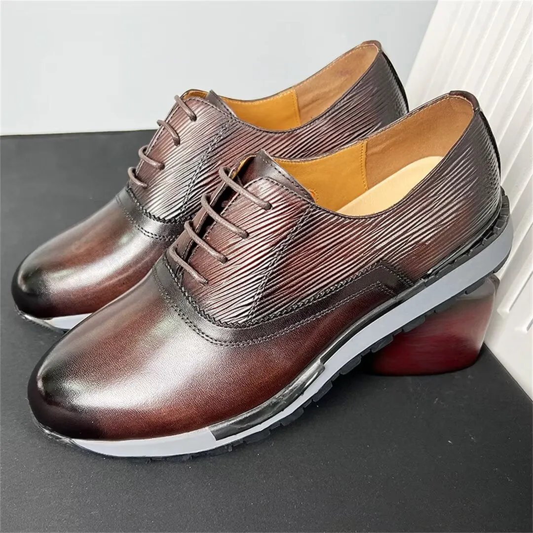 Sleek Cow Leather Casual Shoes