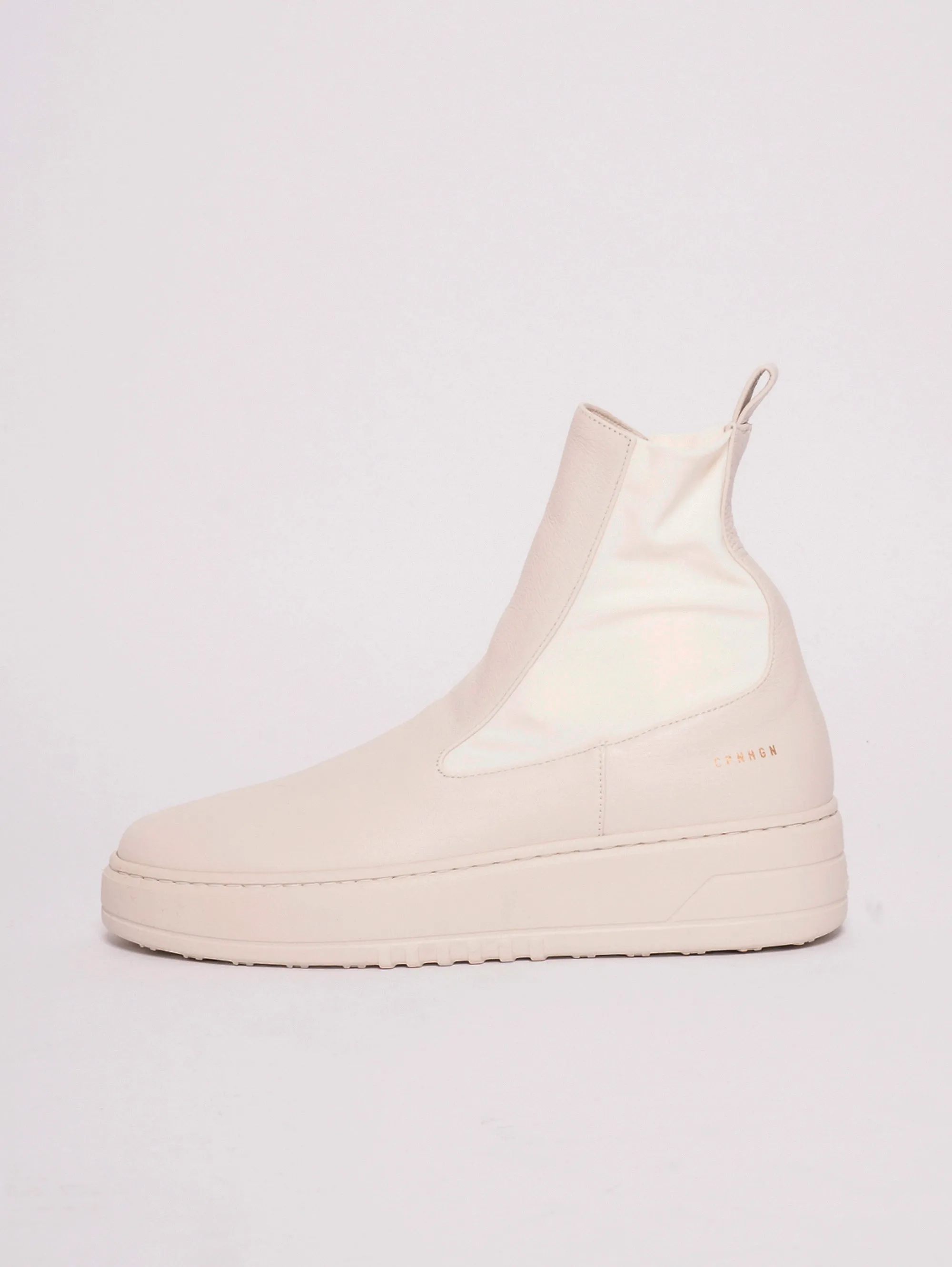 Sneakers in Pelle Beige