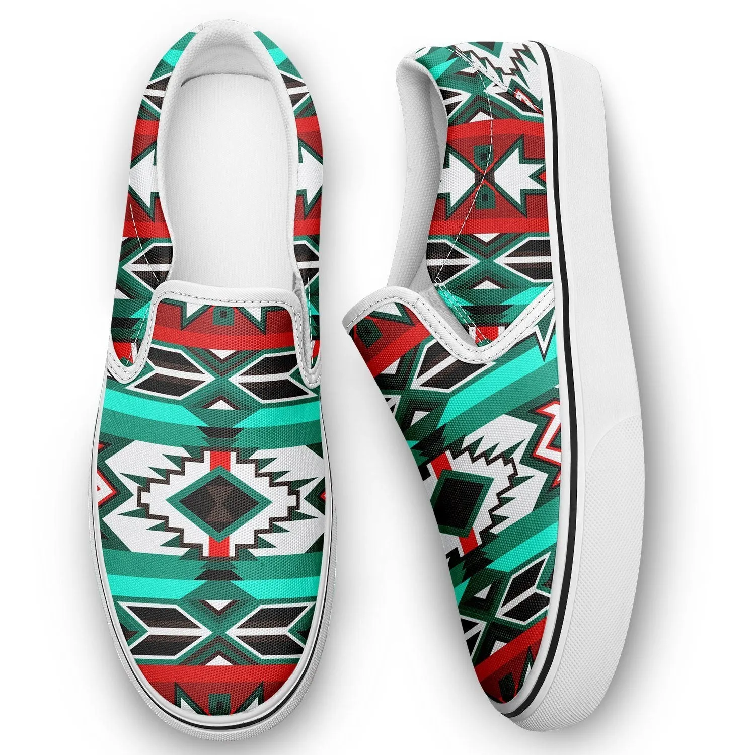 Southwest Journey Otoyimm Kid's Canvas Slip On Shoes