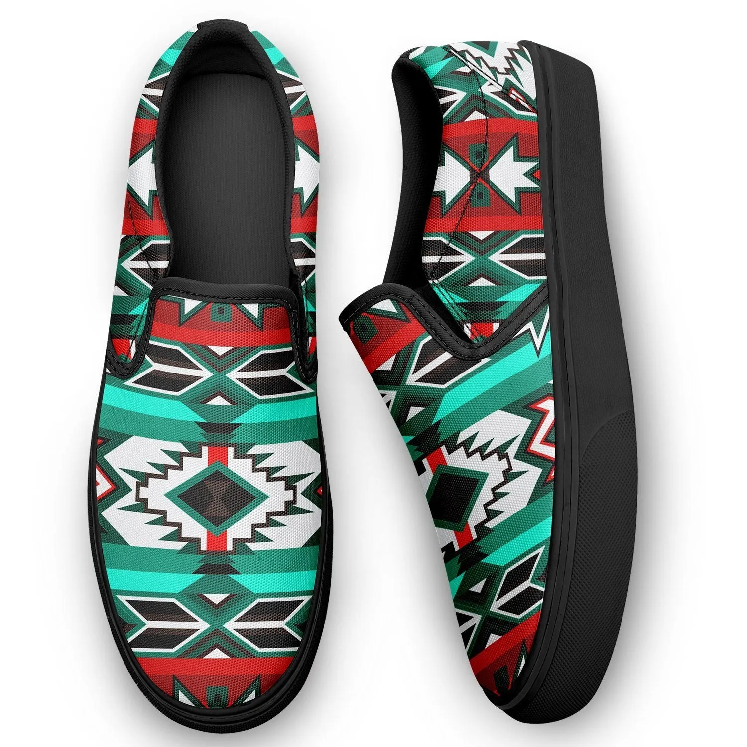 Southwest Journey Otoyimm Kid's Canvas Slip On Shoes