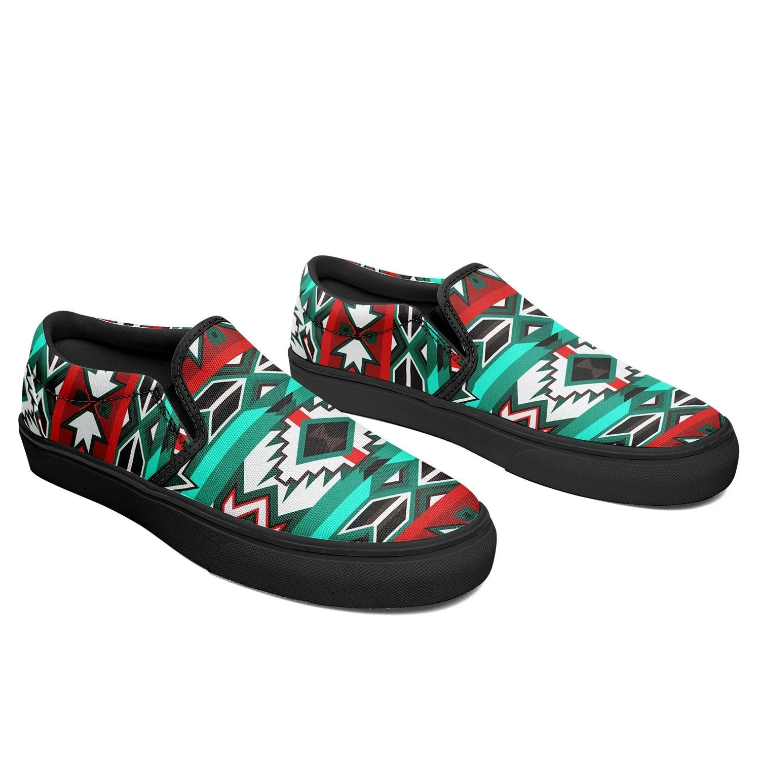 Southwest Journey Otoyimm Kid's Canvas Slip On Shoes