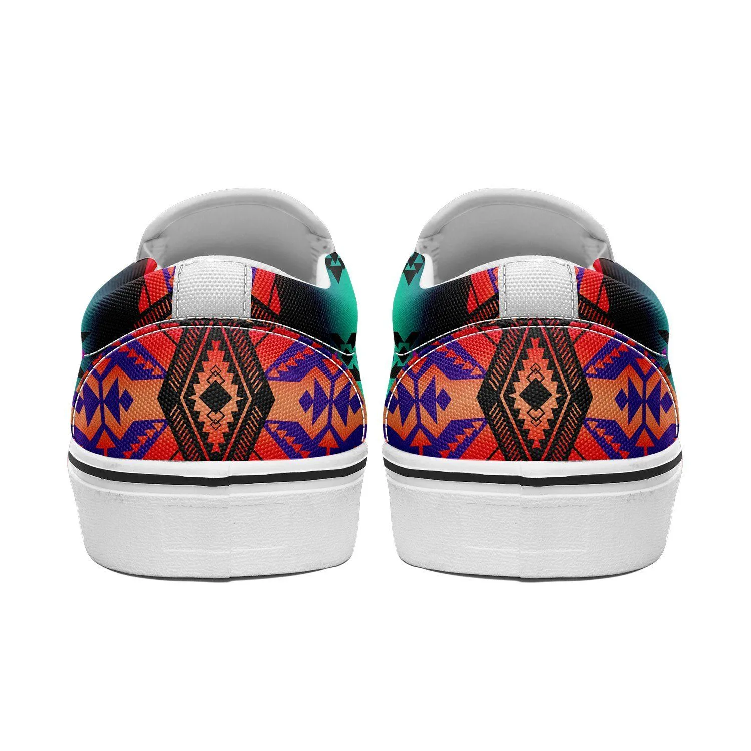 Sovereign Nation Sunrise Otoyimm Kid's Canvas Slip On Shoes