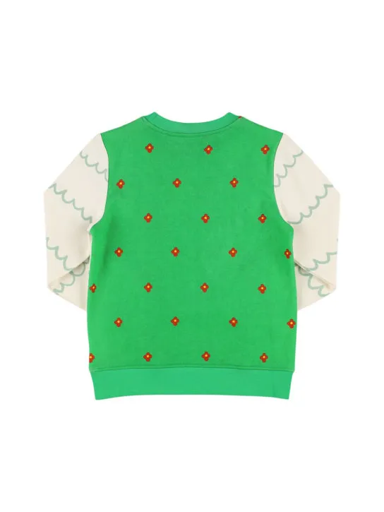 Stella McCartney Kids   Printed cotton sweatshirt 