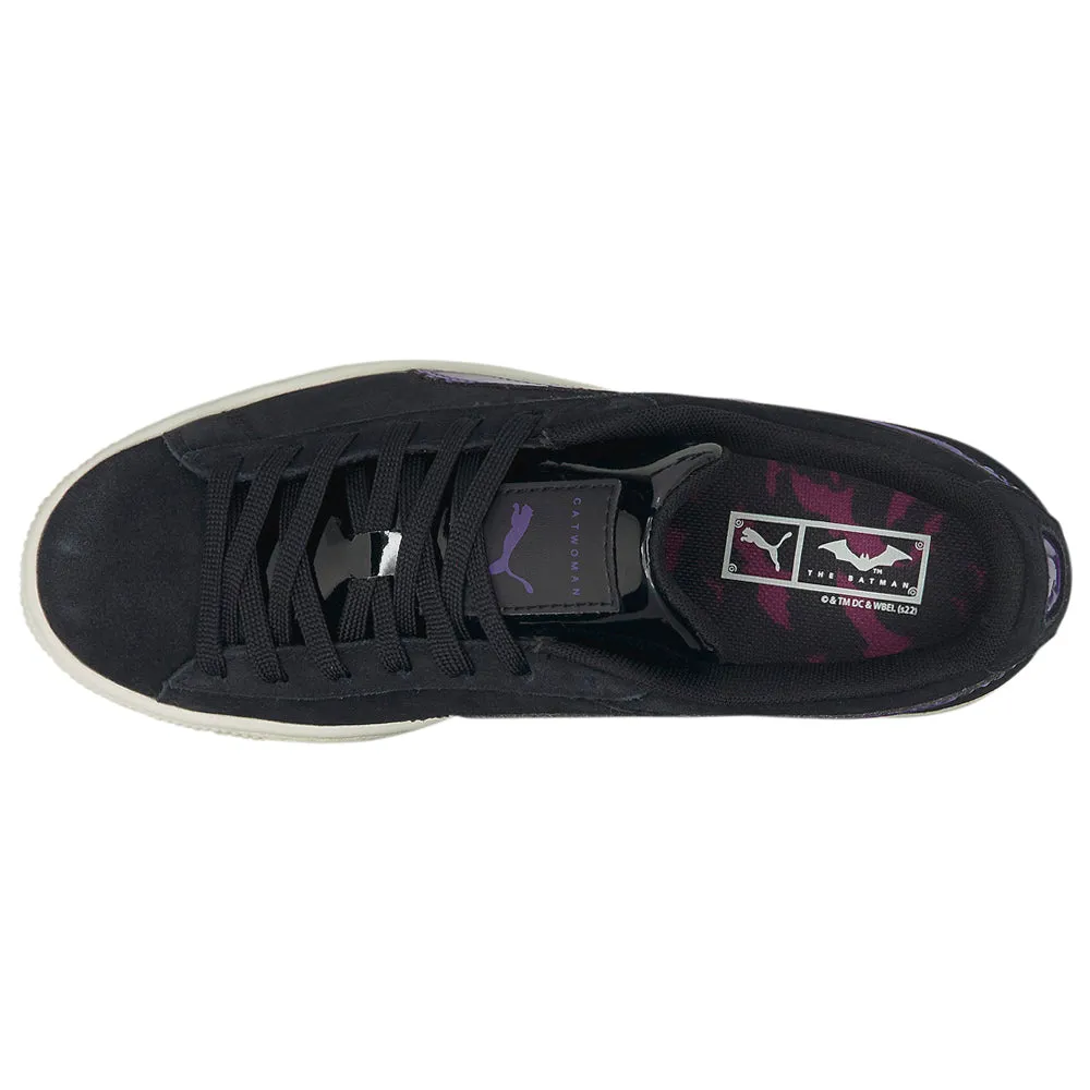 Suede Classic Cat Woman Lace Up Sneakers