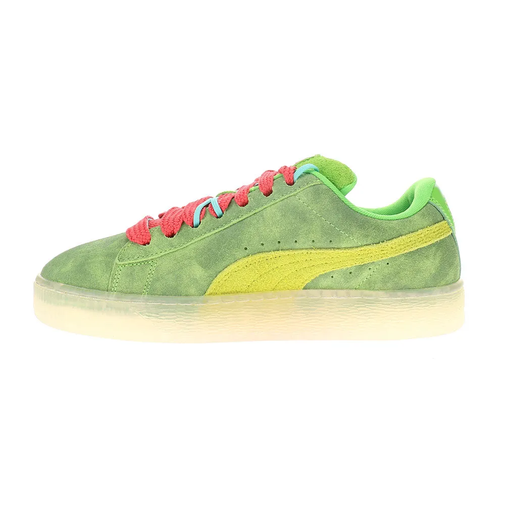 Suede Xl Ghostbusters Slimer Lace Up Sneakers