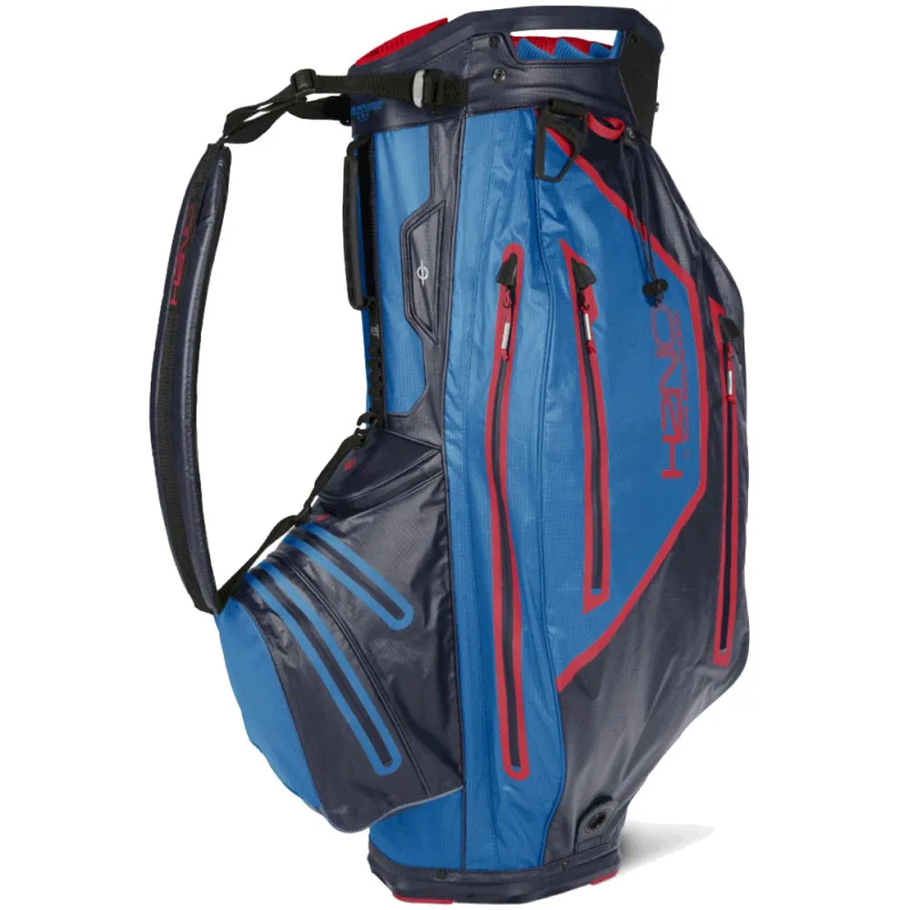 Sun Mountain H2NO Elite Waterproof Cart Bag - Navy/Cobalt/Red