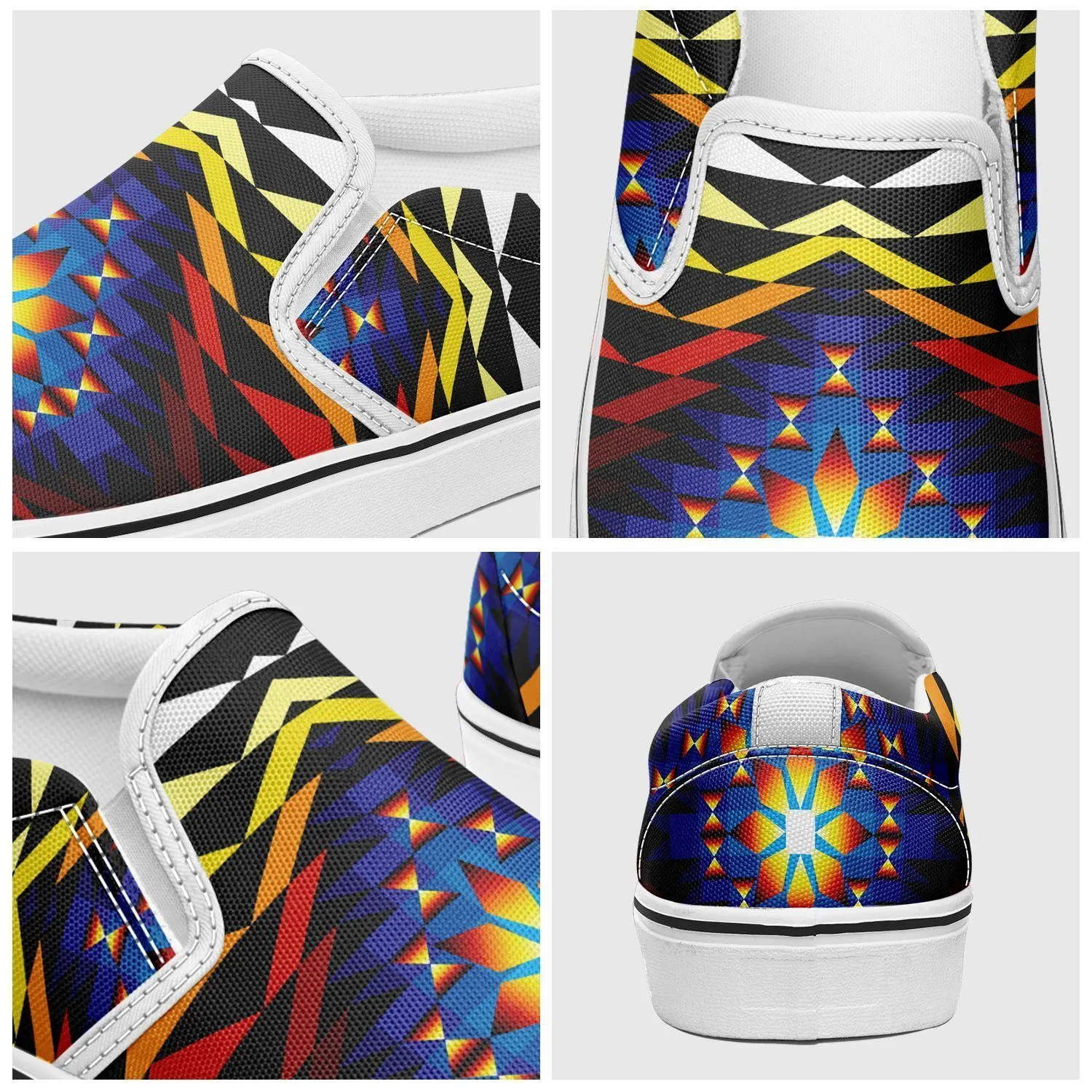 Sunset Blanket Otoyimm Kid's Canvas Slip On Shoes