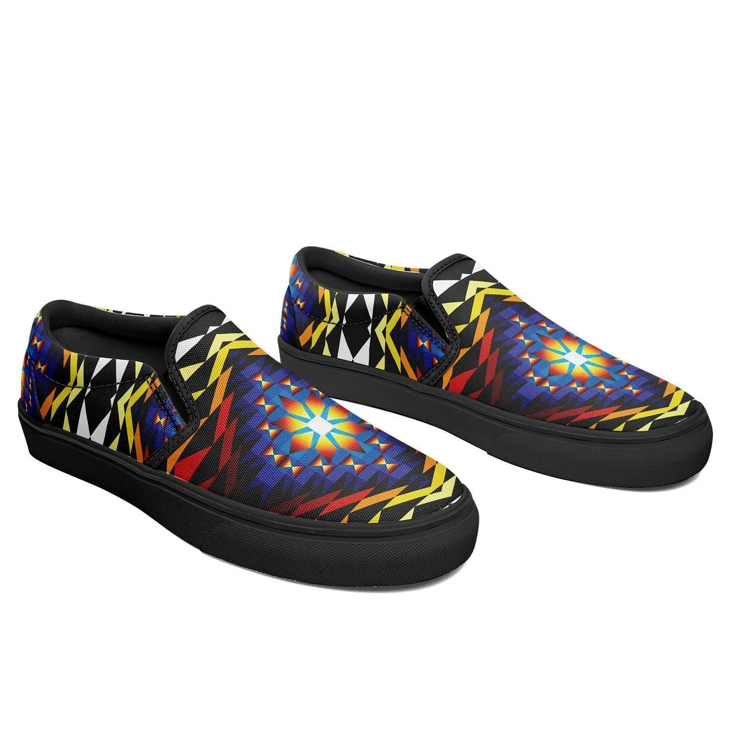 Sunset Blanket Otoyimm Kid's Canvas Slip On Shoes