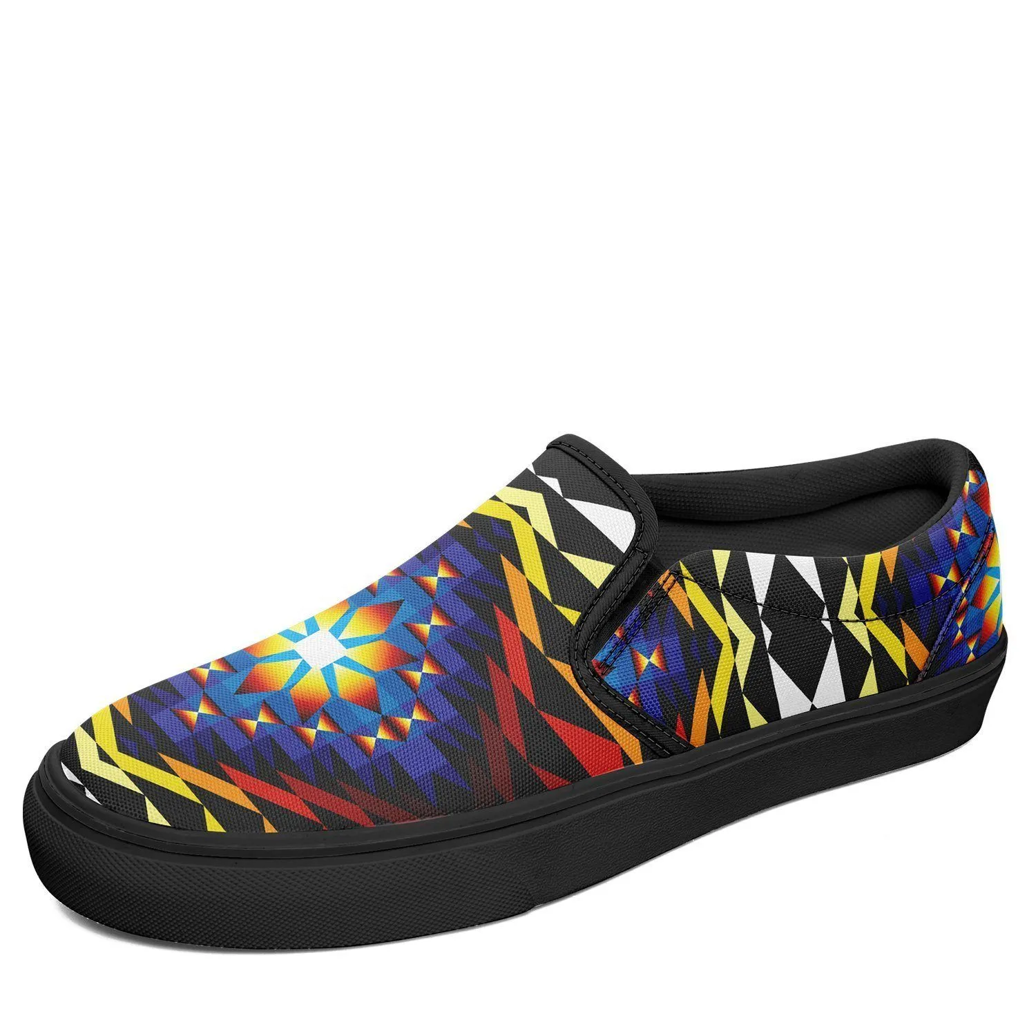 Sunset Blanket Otoyimm Kid's Canvas Slip On Shoes