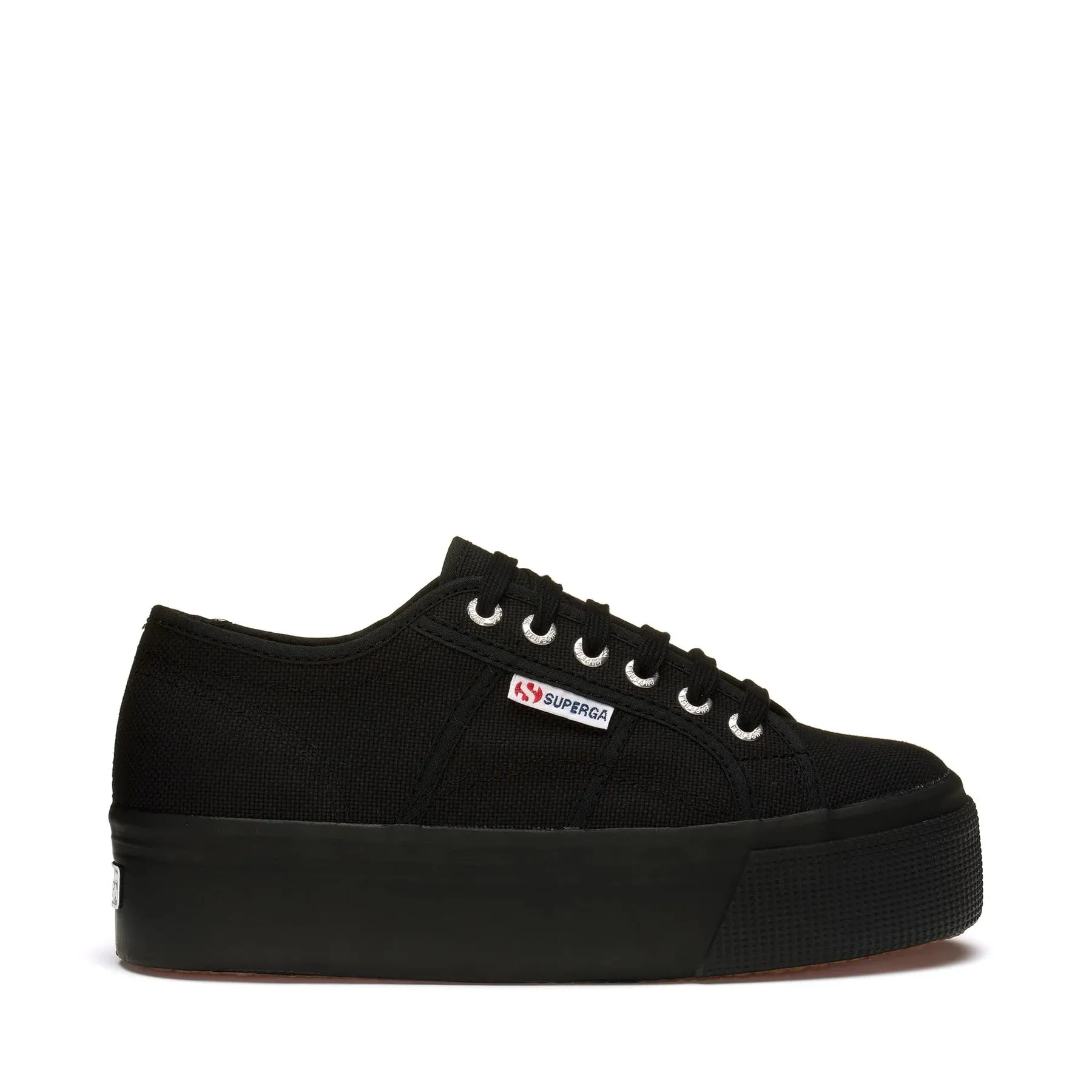 SUPERGA | SNEAKERS MUJER | 2790 PLATFORM FULL BLACK | NEGRO