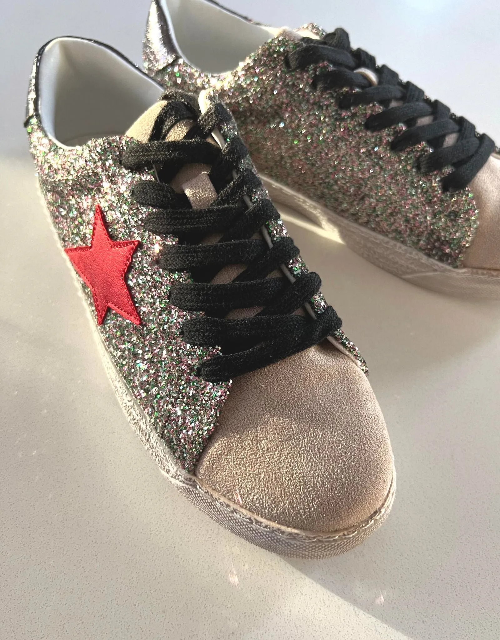 Superstar Multicolour Glitter Sneakers