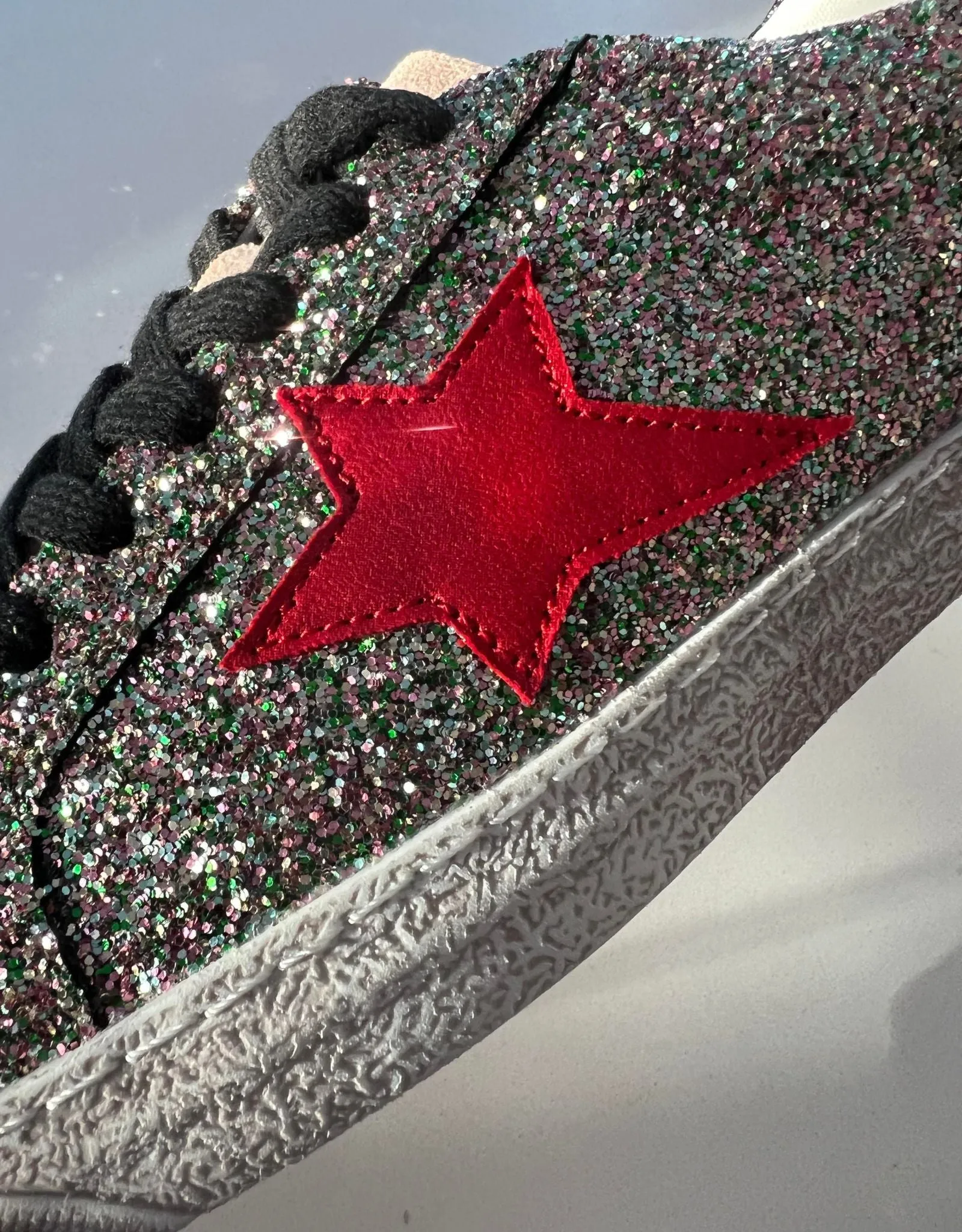 Superstar Multicolour Glitter Sneakers