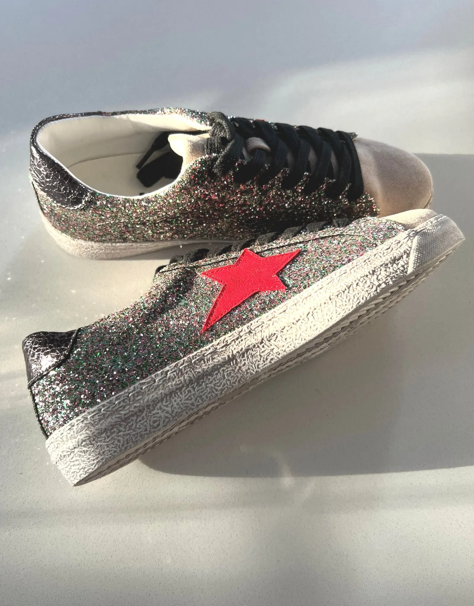 Superstar Multicolour Glitter Sneakers