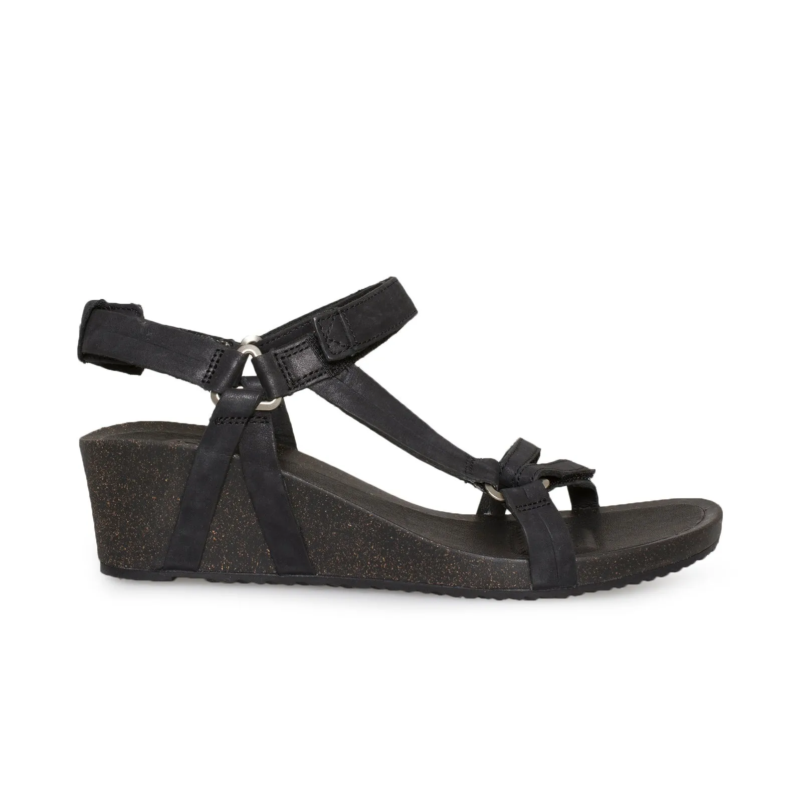 Teva Ysidro Universal Wedge Black Wedge Sandals