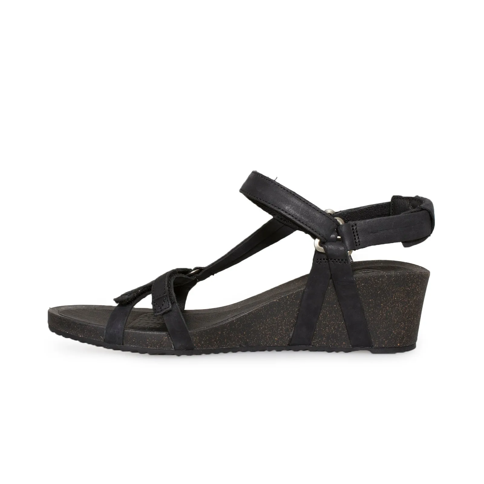 Teva Ysidro Universal Wedge Black Wedge Sandals