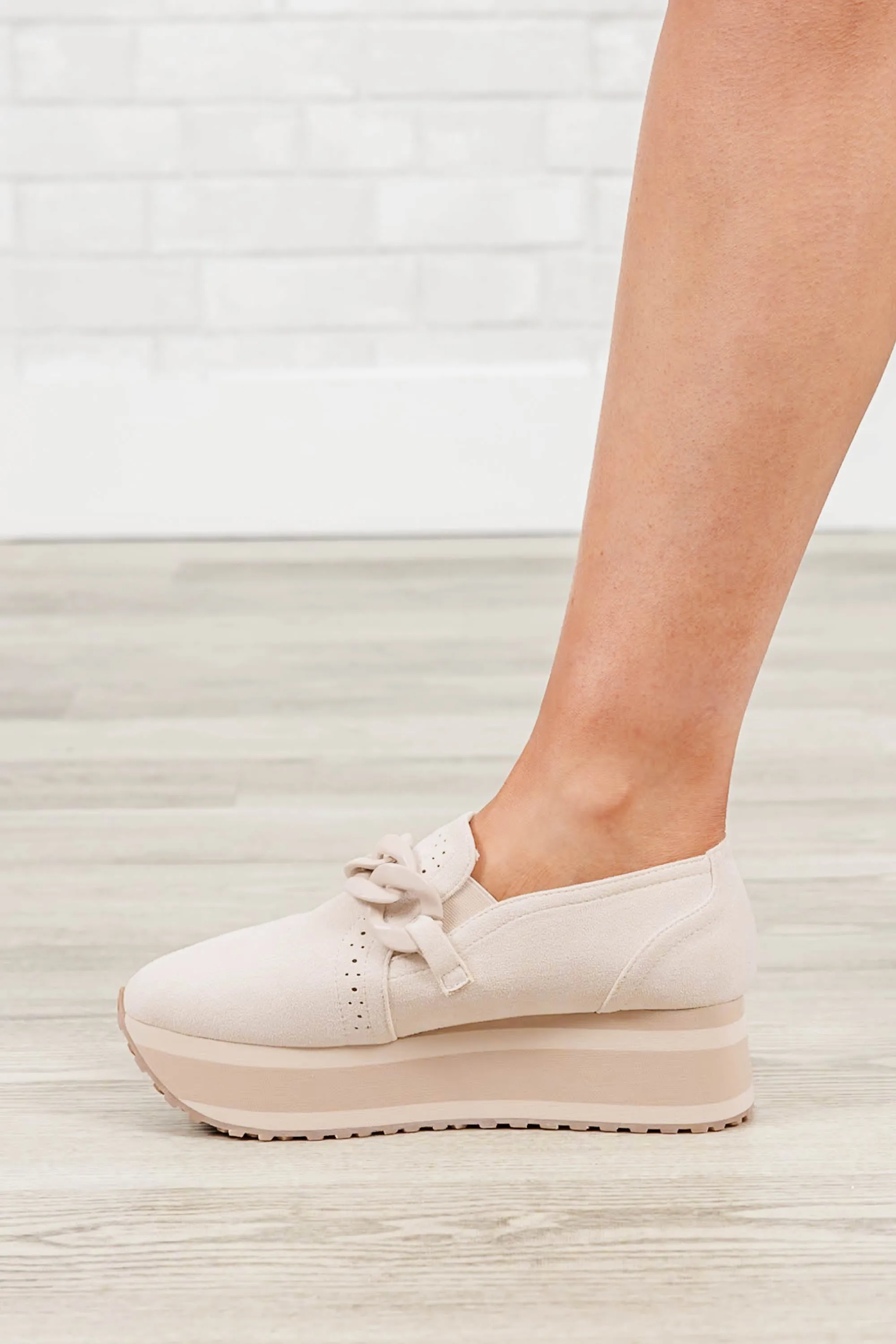 The Higher The Shoe Sneaker, Ivory