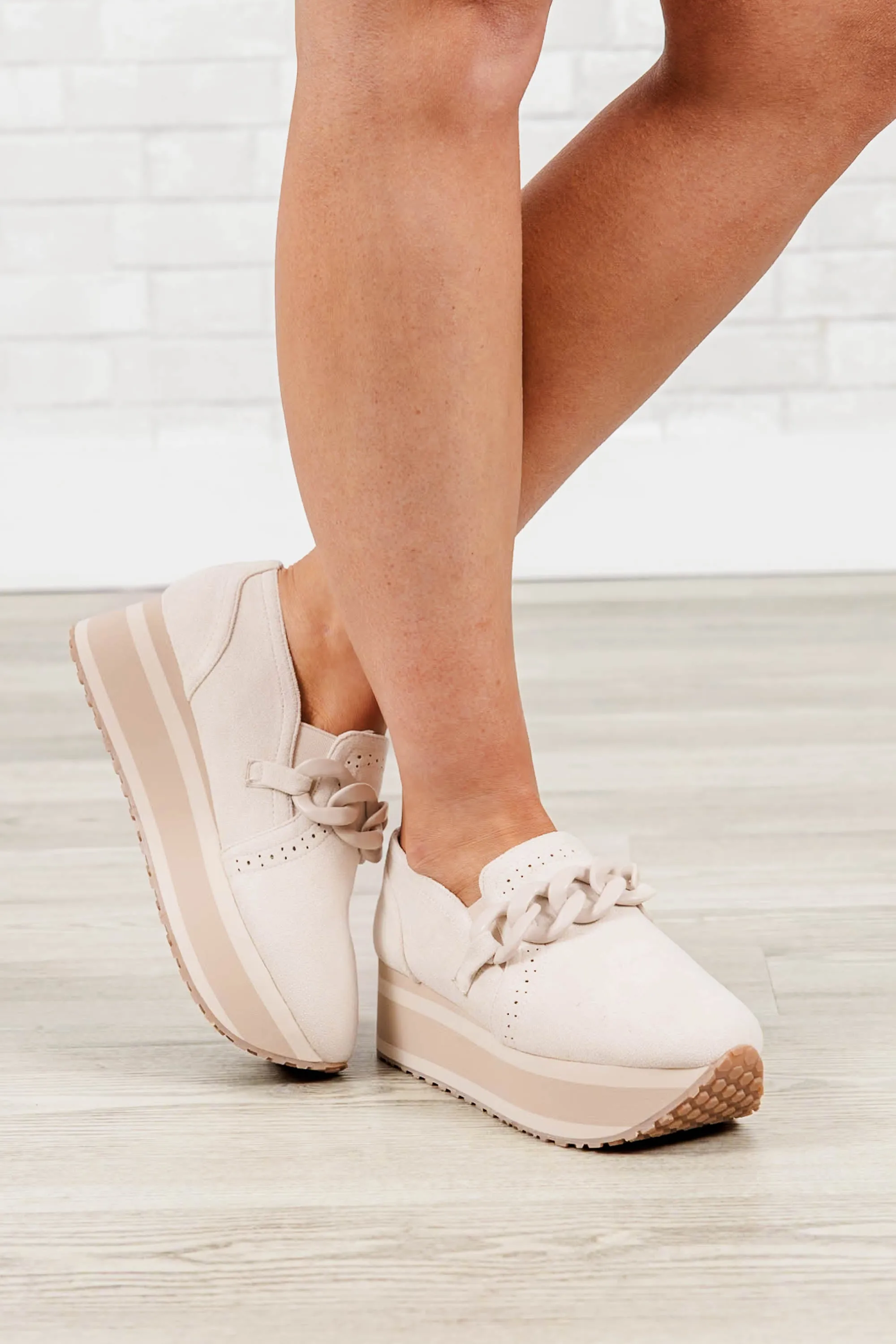 The Higher The Shoe Sneaker, Ivory