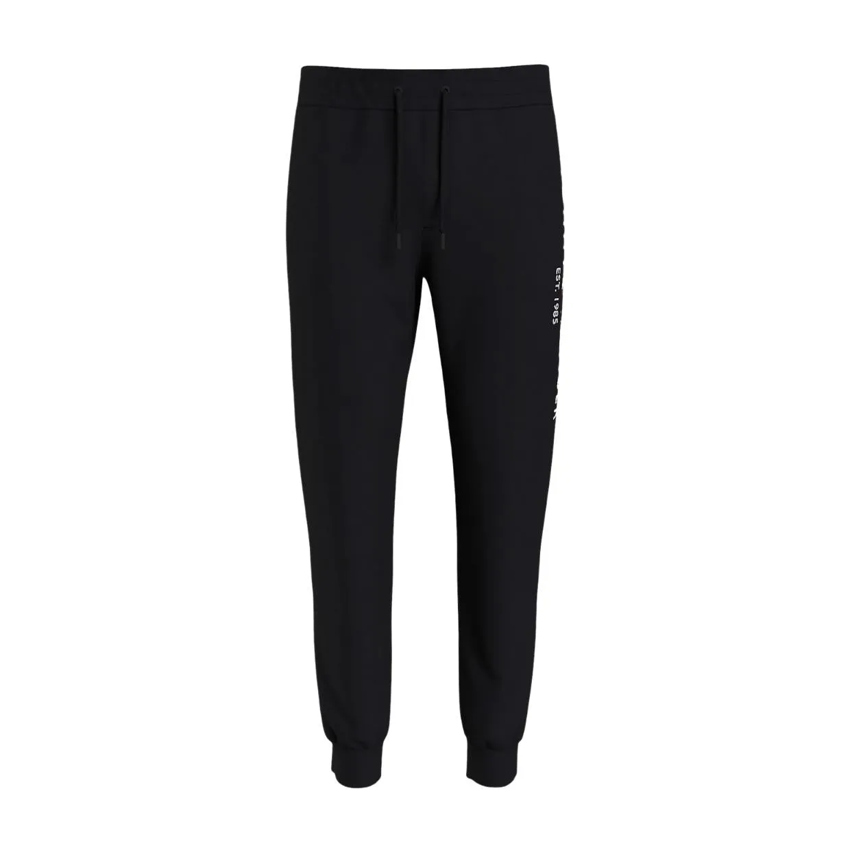 Tommy Hilfiger Logo Terry Black Jogging Bottoms