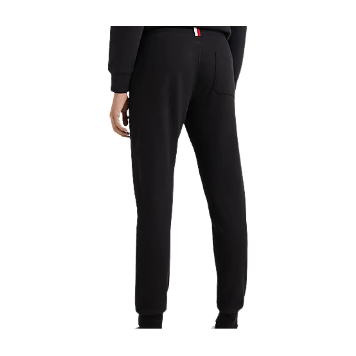 Tommy Hilfiger Logo Terry Black Jogging Bottoms