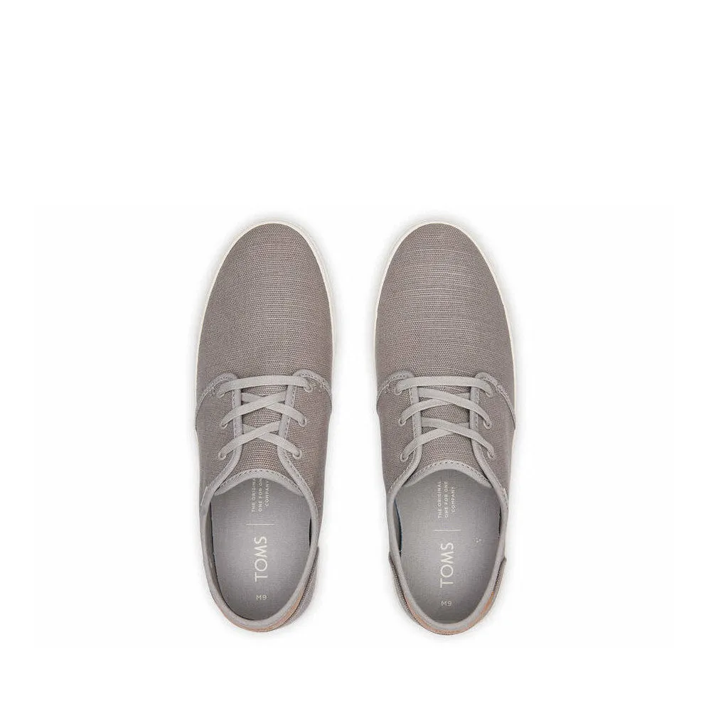 TOMS Men's Carlo Sneaker - Canvas Drizzle Grey