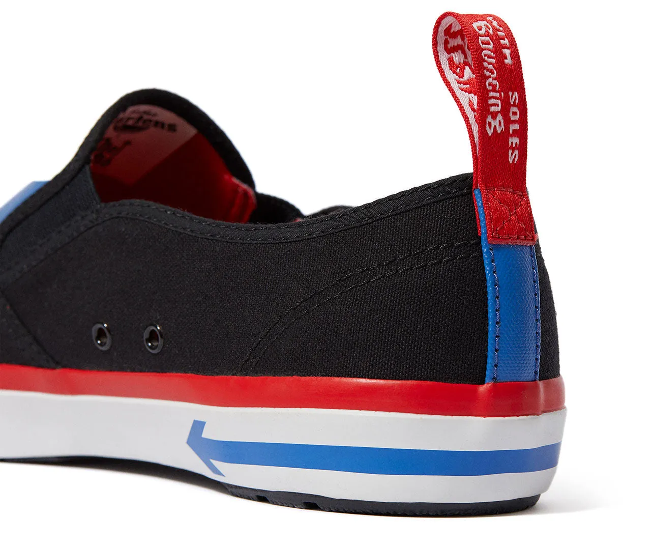 TOOMEY WHO BLACK TARGET CANVAS SHOE