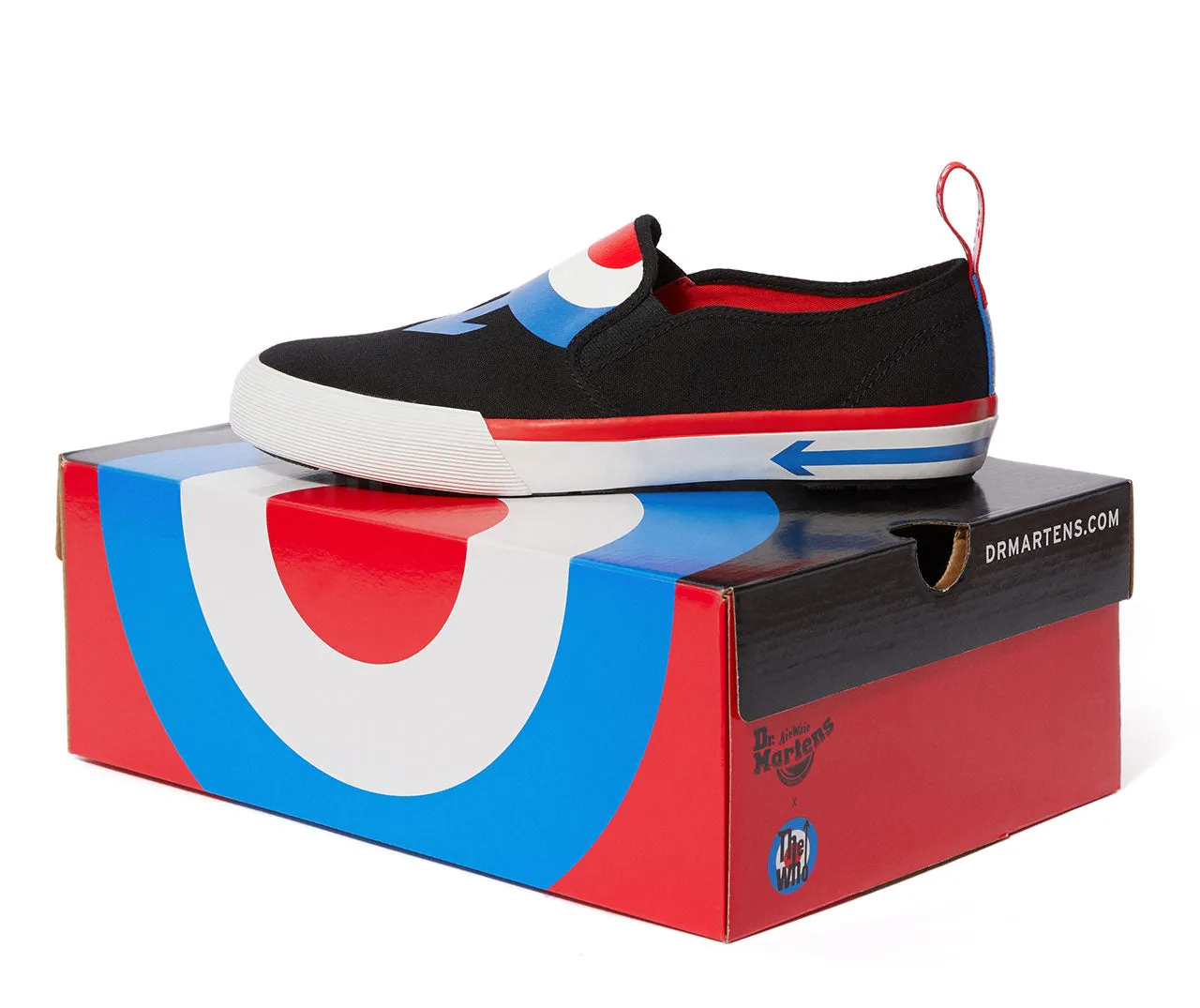 TOOMEY WHO BLACK TARGET CANVAS SHOE