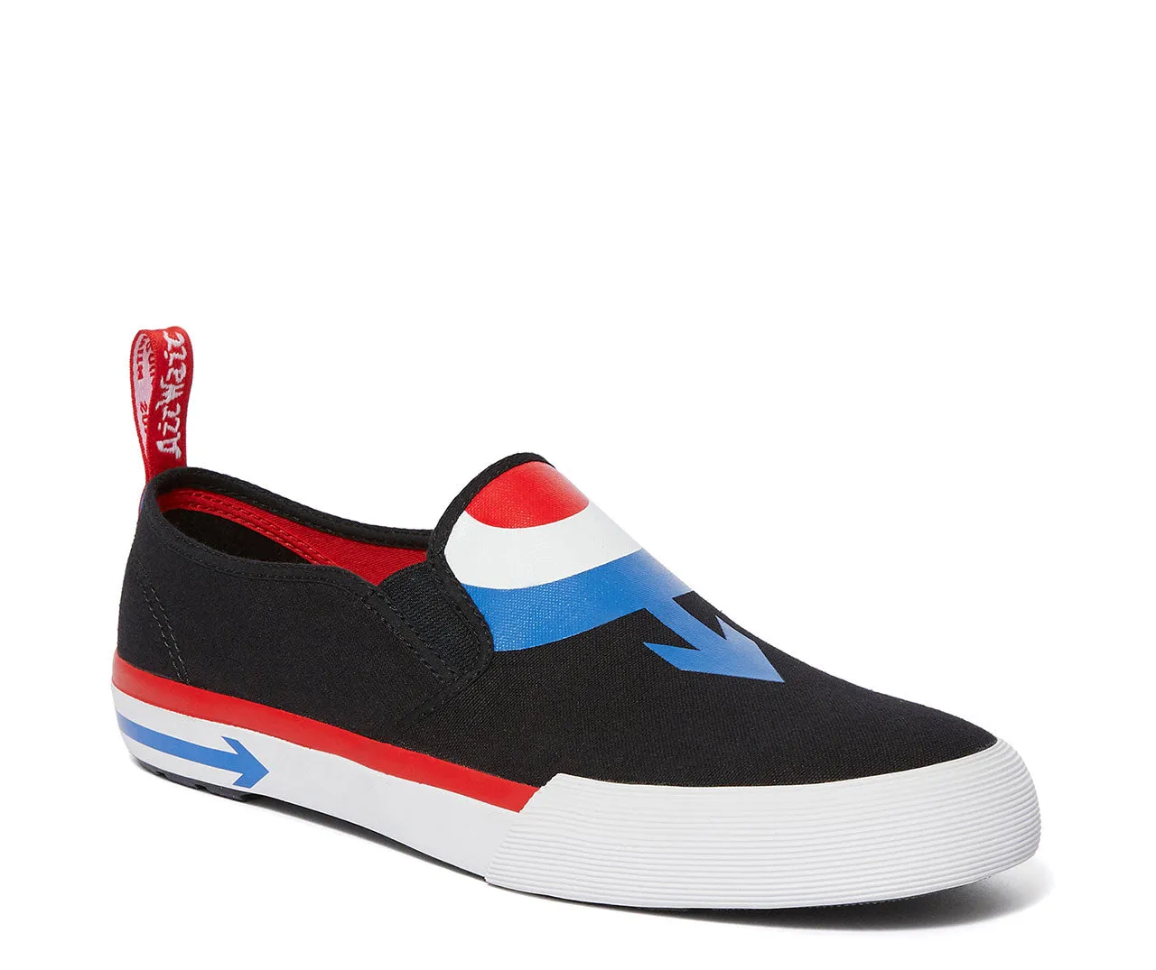 TOOMEY WHO BLACK TARGET CANVAS SHOE