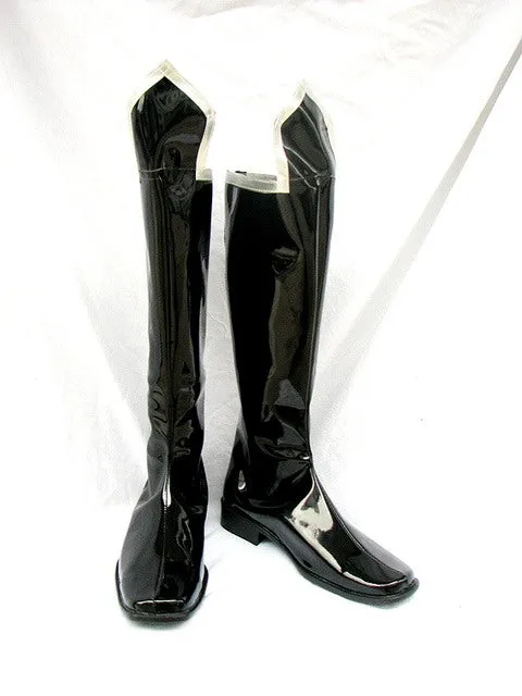 Trinity Blood Black Cosplay Boots Shoes Custom Made