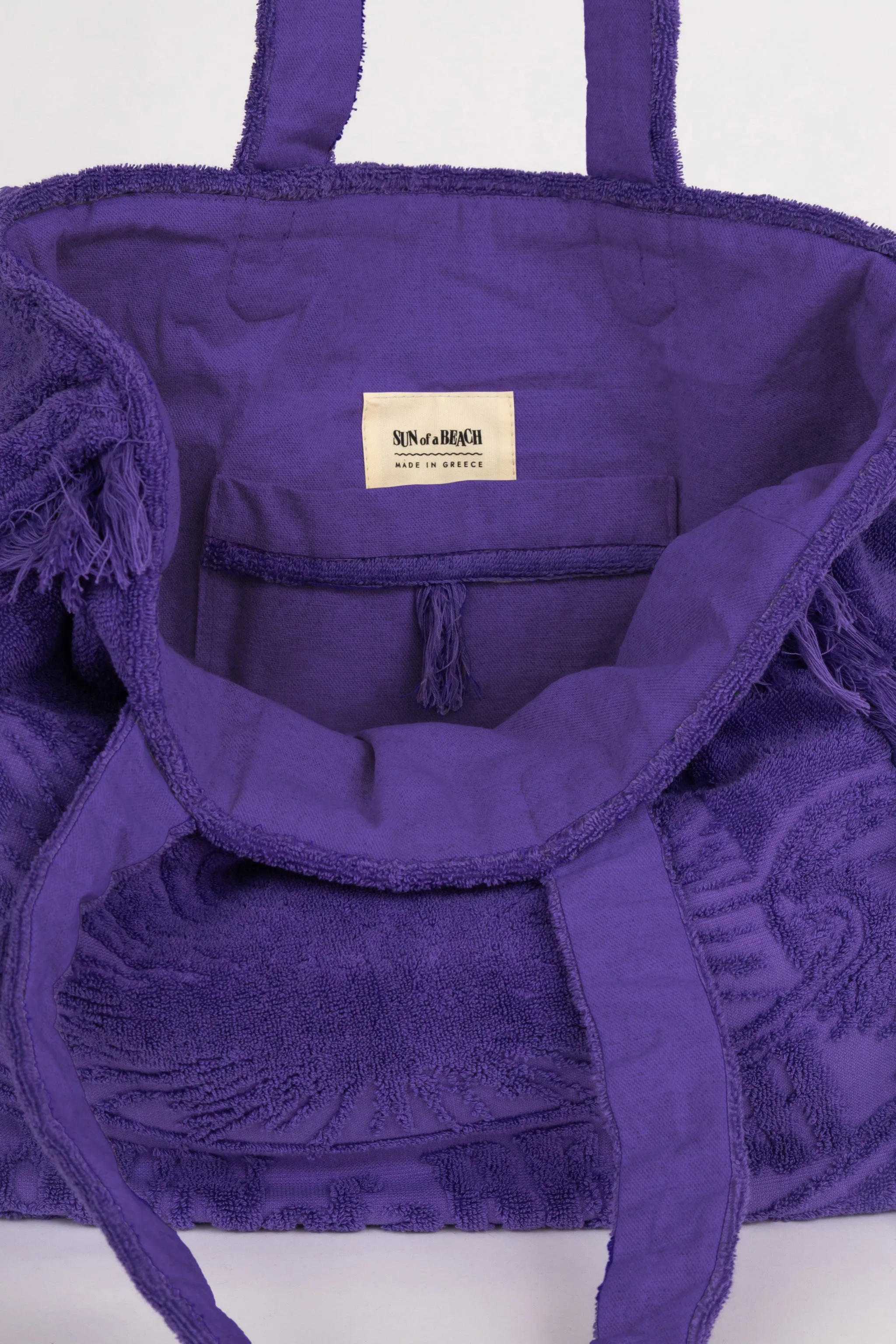 Ultra Violet | Terry Tote Beach Bag