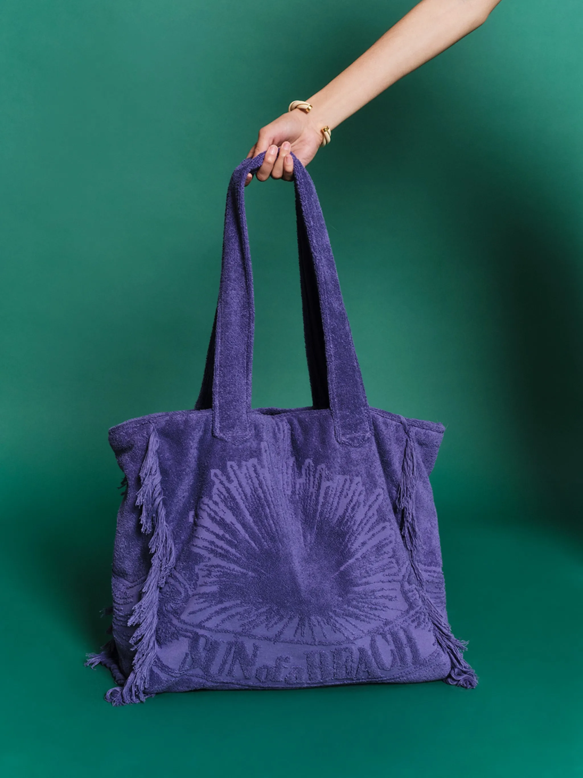 Ultra Violet | Terry Tote Beach Bag