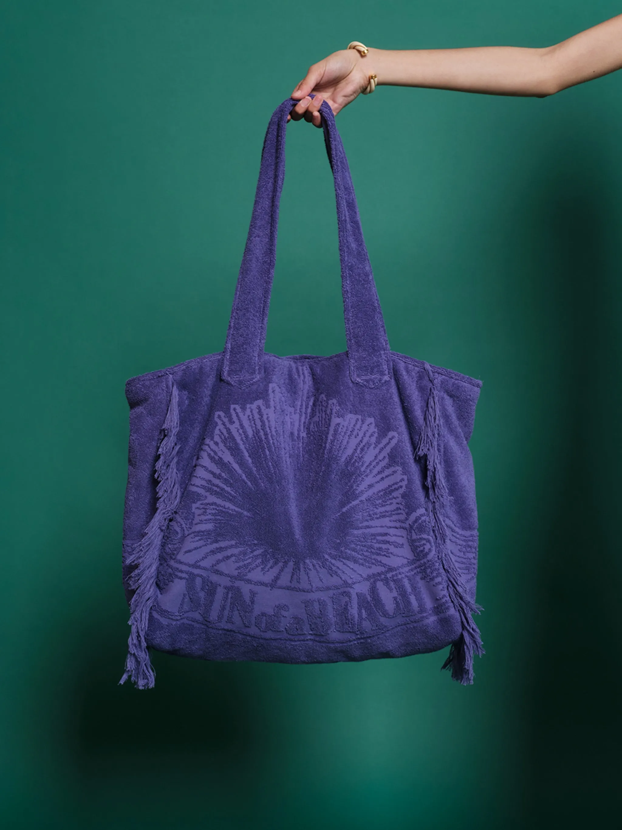 Ultra Violet | Terry Tote Beach Bag