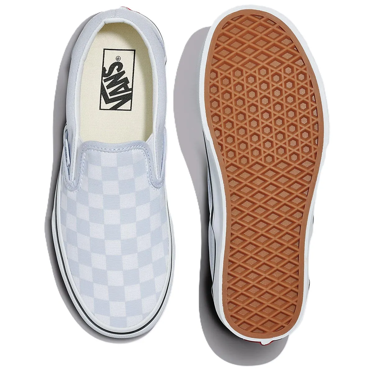 Vans Classic Slip-On Colour Theory Checkerboard - Halogen Blue