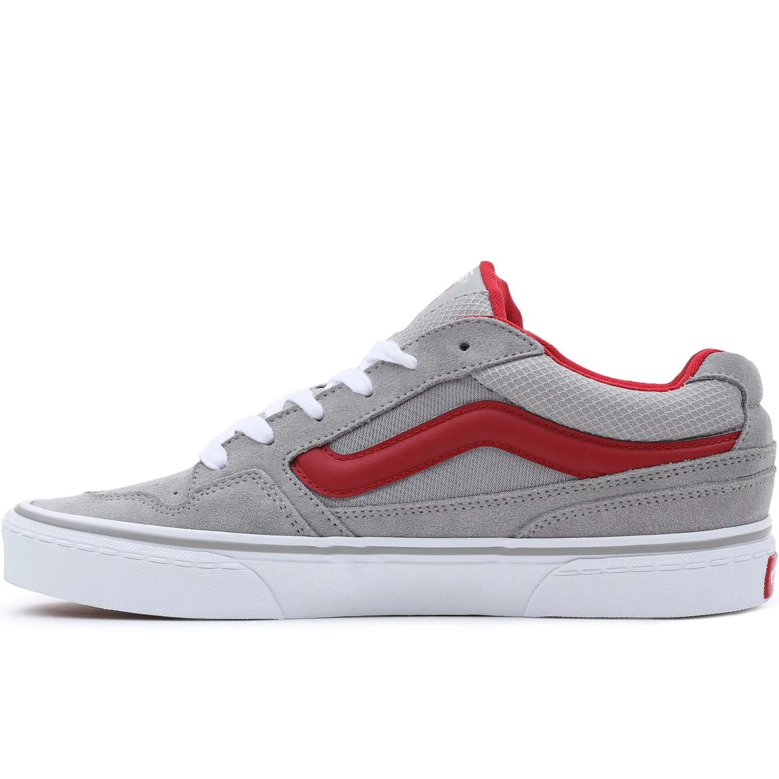 Vans Mens Caldrone Suede Low Rise Retro Trainers - Charcoal