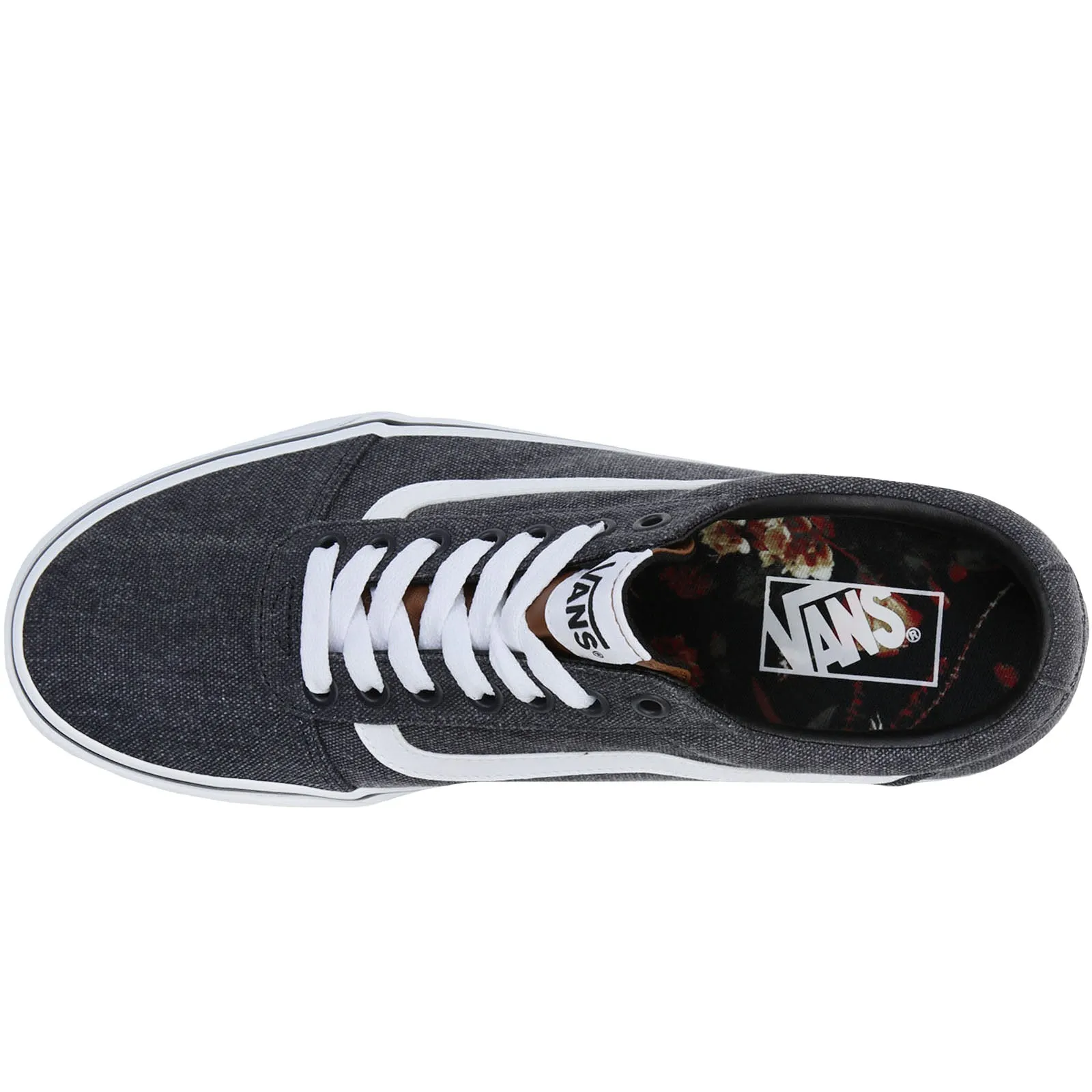 Vans Mens Ward Low Rise Canvas Trainers