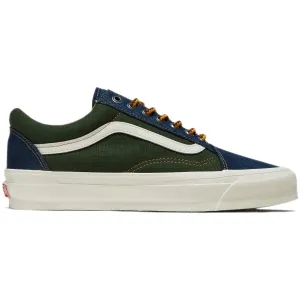 Vans Old Skool 36 MTE Shoes - Salt Wash Navy/Green