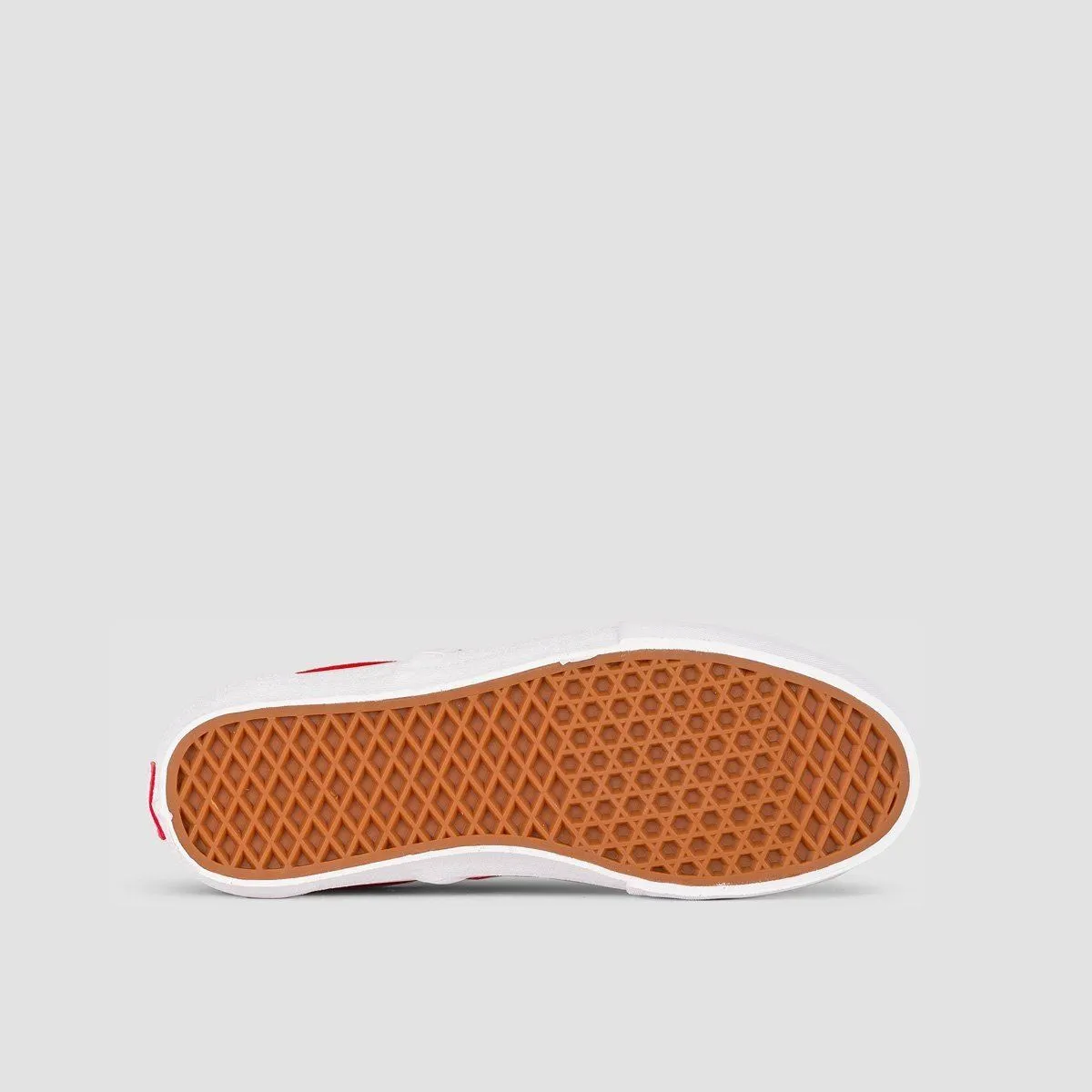 Vans Slip-On Pro Shoes - Suede Red/White