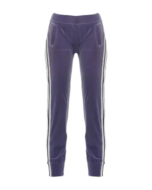 Velour Side Stripe Jogging Pants