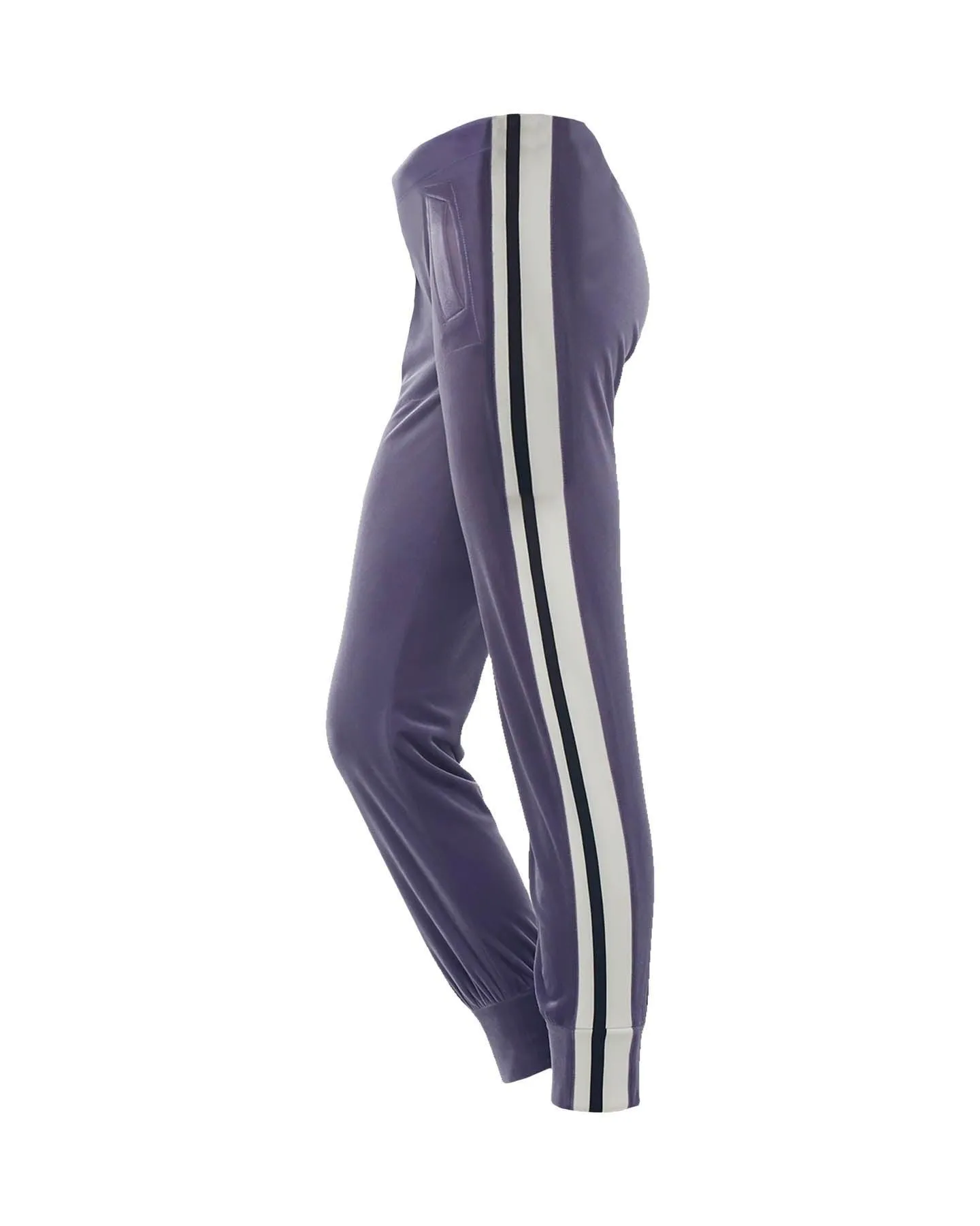 Velour Side Stripe Jogging Pants