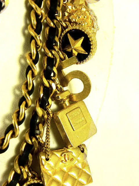 Vintage Chanel Multi Charm Necklace/Belt