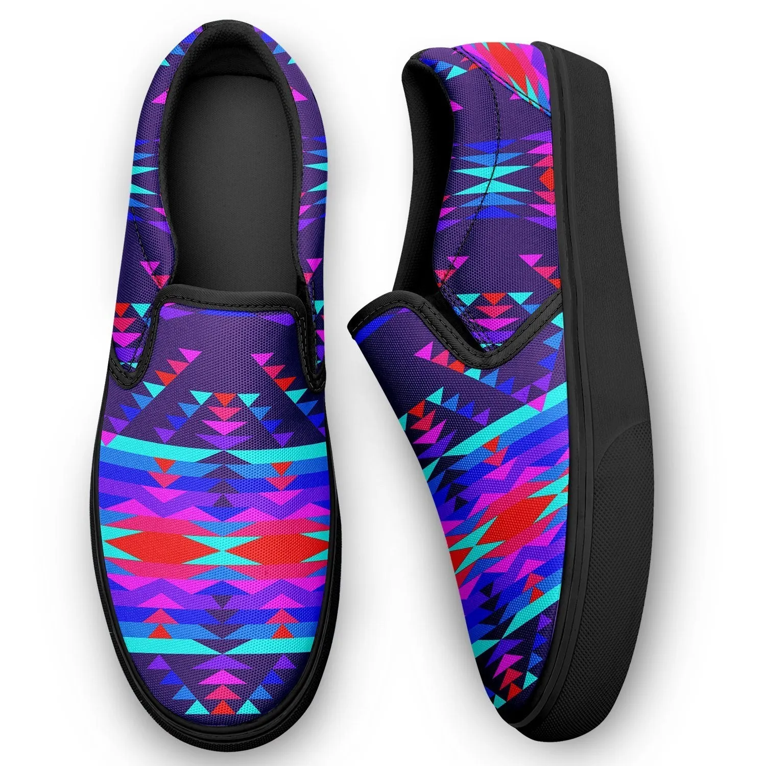 Vision of Peace Otoyimm Kid's Canvas Slip On Shoes