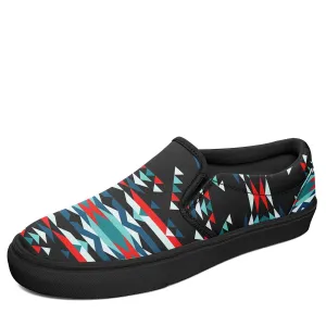 Visions of Peaceful Nights Otoyimm Kid's Canvas Slip On Shoes