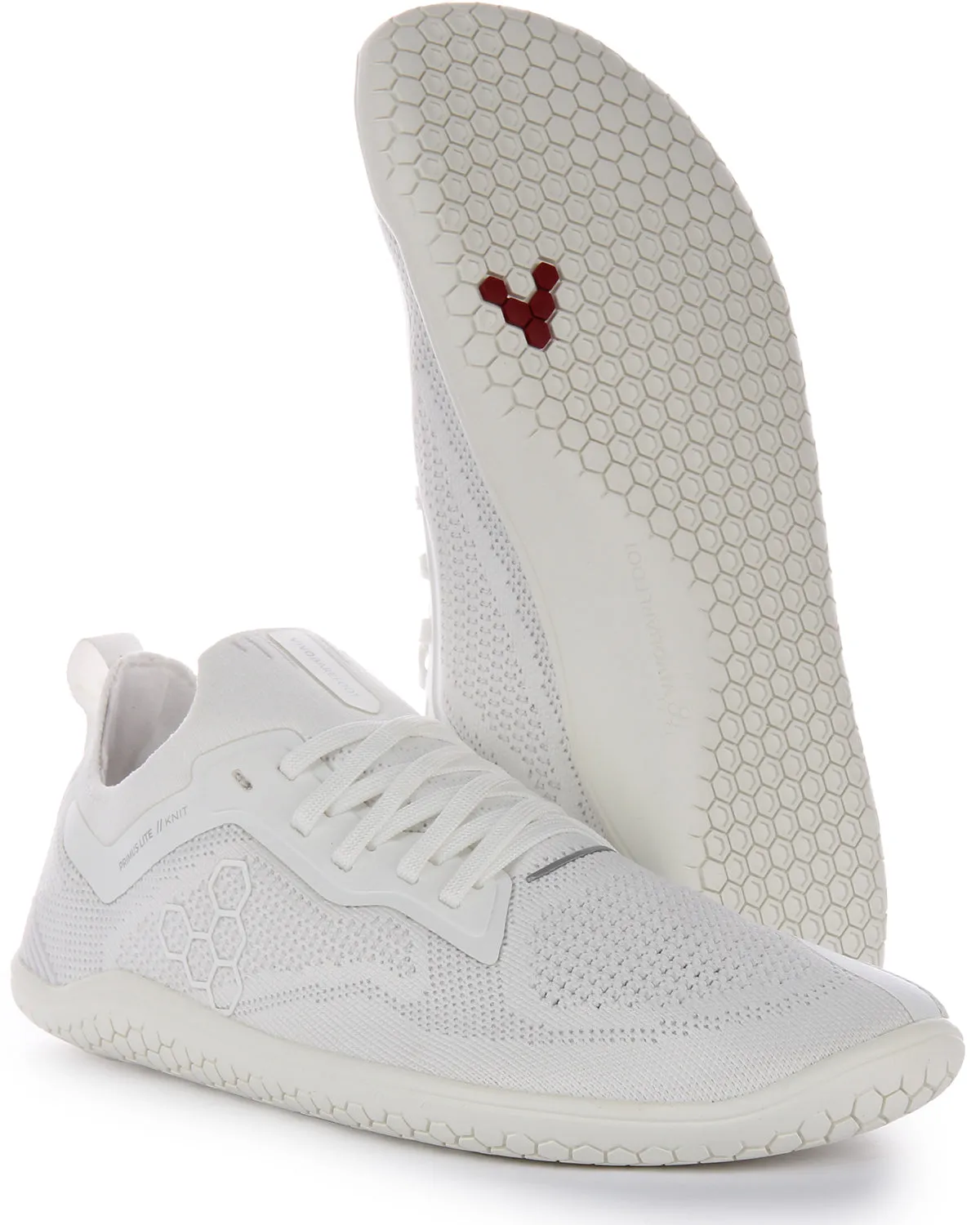 Vivobarefoot Primus Lite Knit In White For Women