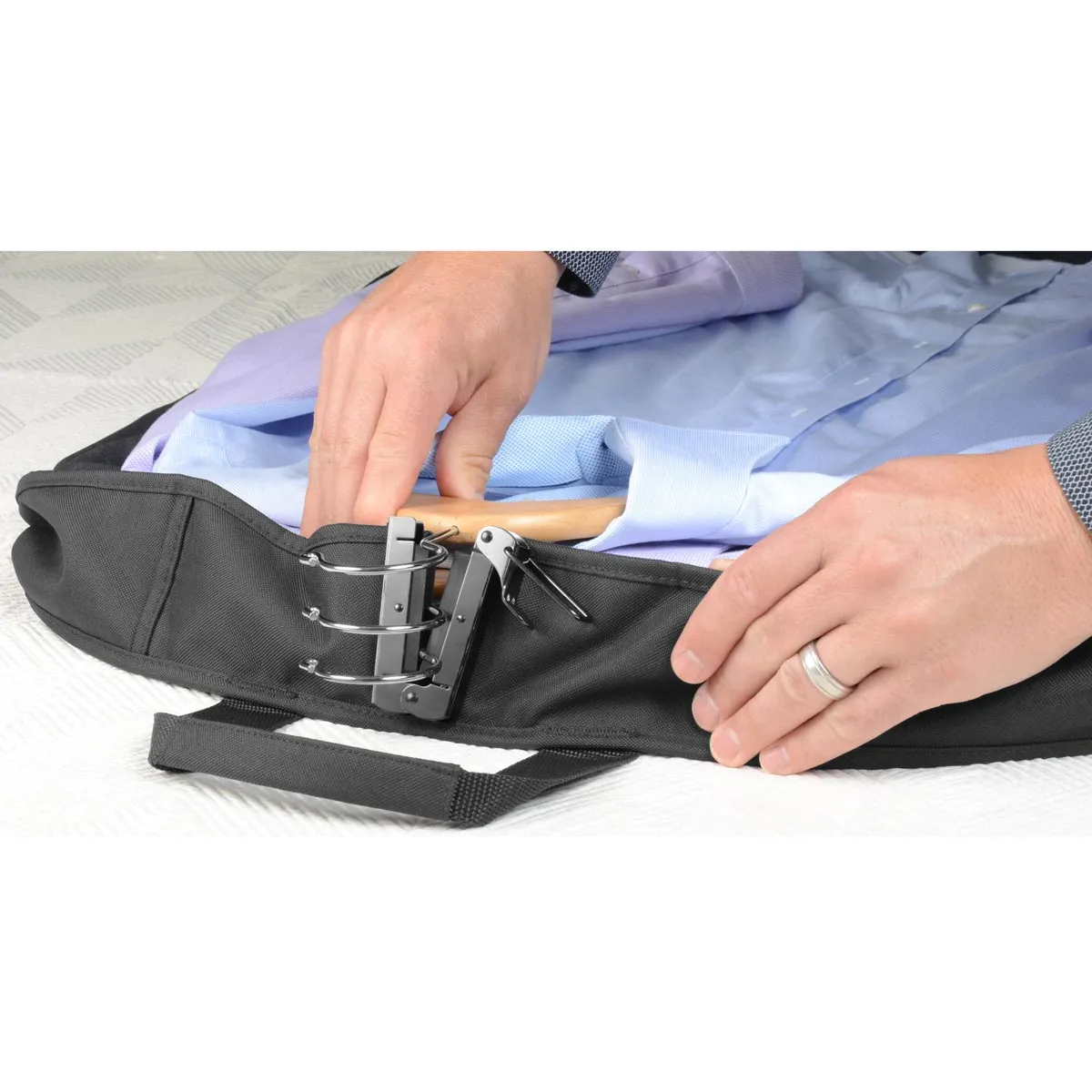 Wally Bags 45" EXTRA Capacity Garment Bag with Two Pockets