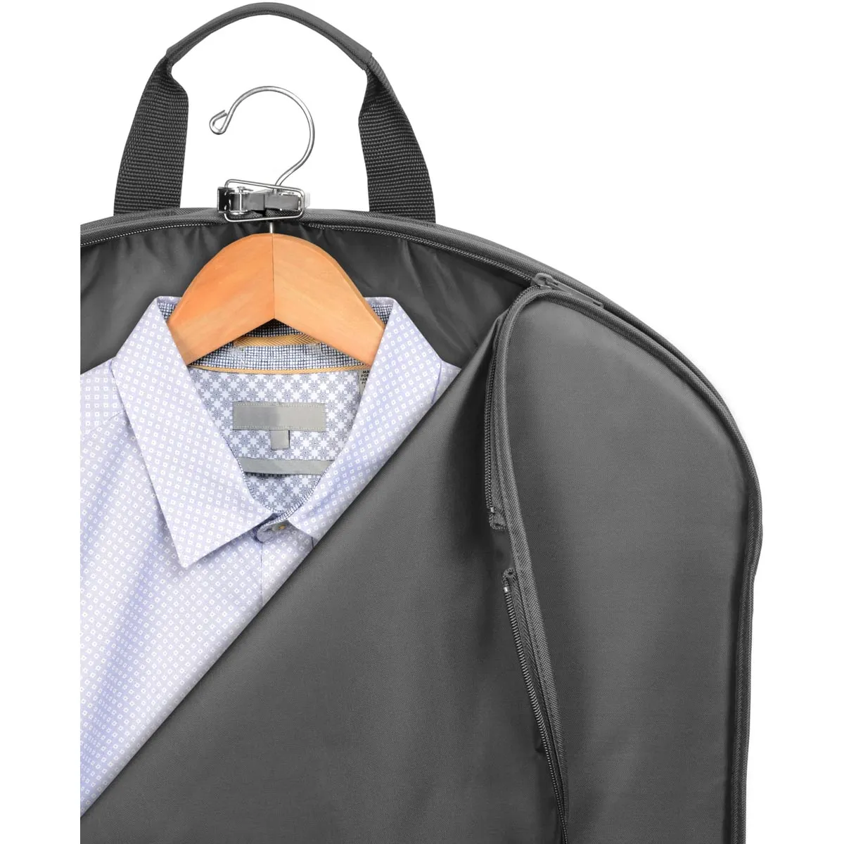 Wally Bags 45" EXTRA Capacity Garment Bag with Two Pockets