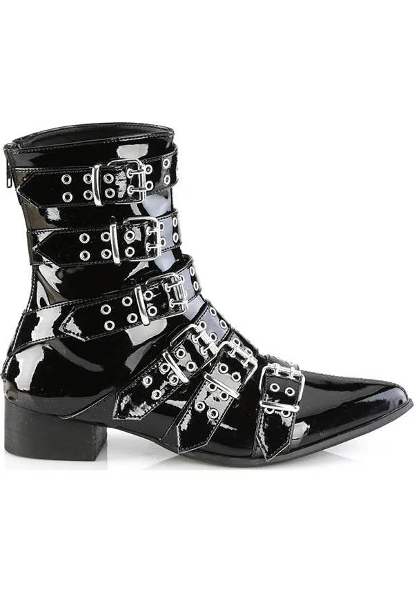 WARLOCK-70 [Black Pat] | BOOTS [PREORDER]